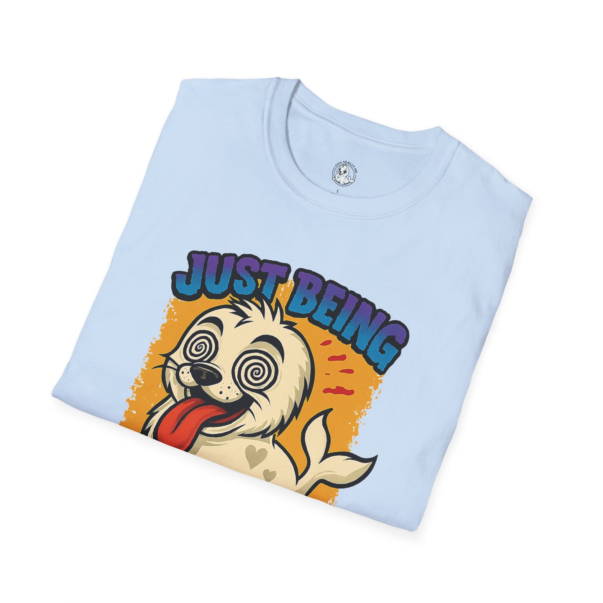 SEALLY: Unisex Softstyle T-Shirt - Just Being Seally