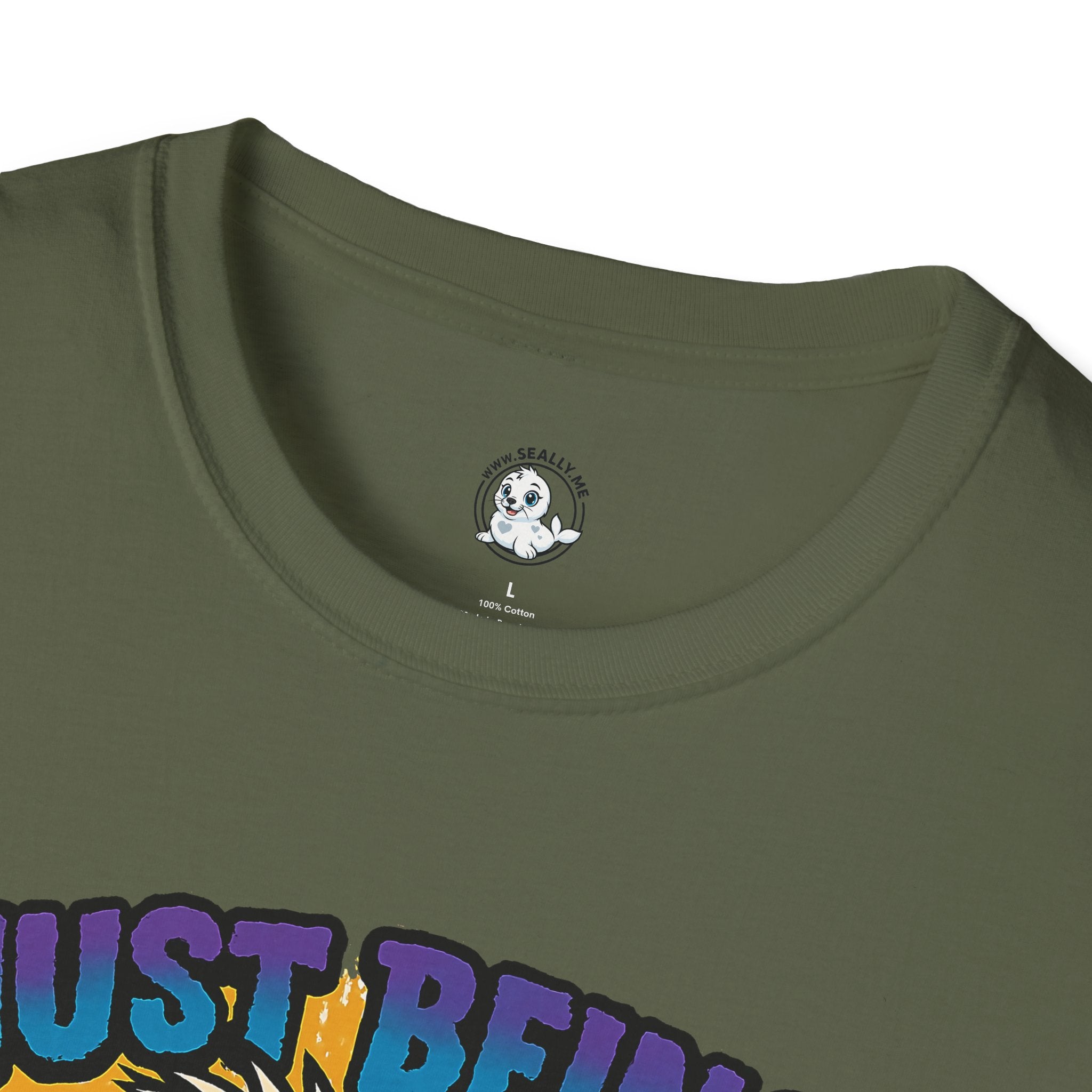 SEALLY: Unisex Softstyle T-Shirt - Just Being Seally