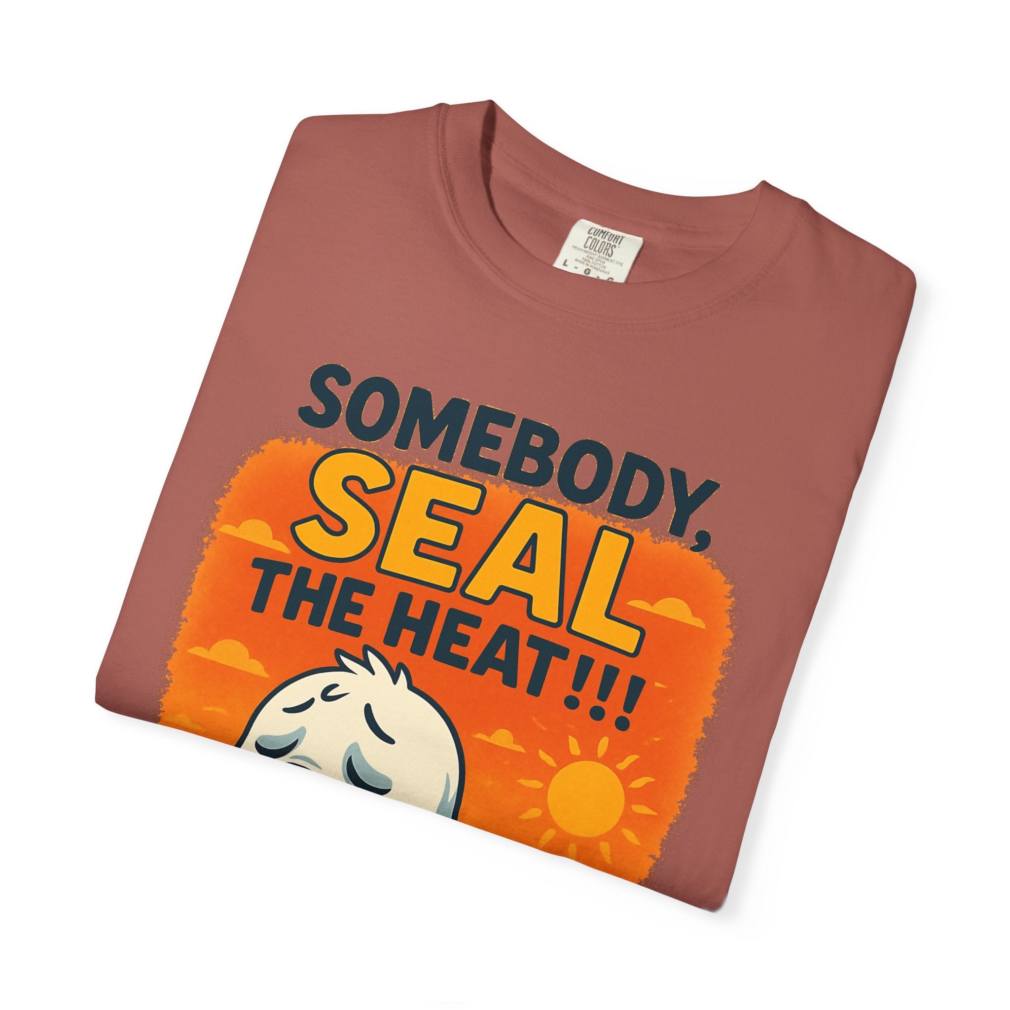 SEALLY: Unisex Garment-Dyed T-Shirt - Seal The Heat
