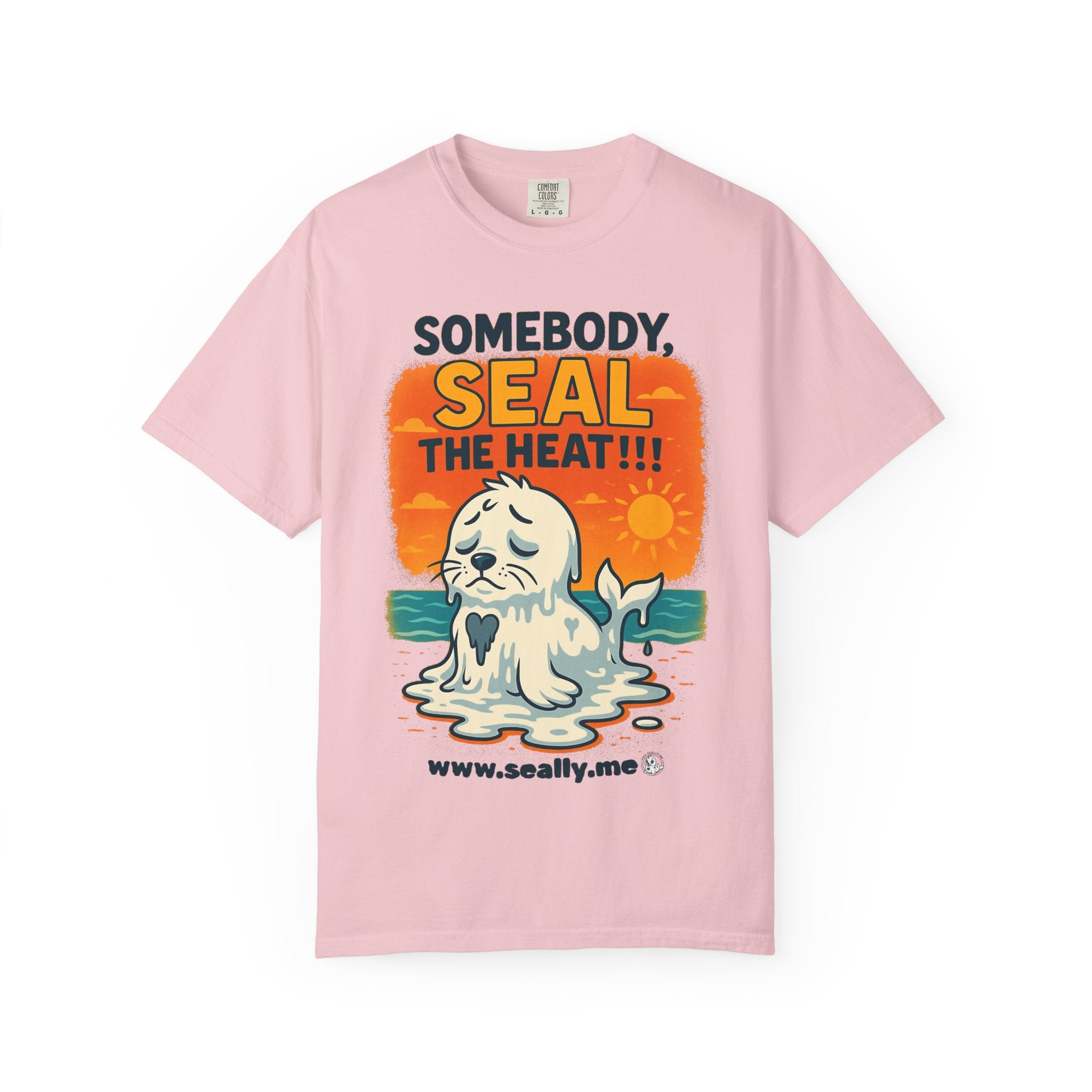 SEALLY: Unisex Garment-Dyed T-Shirt - Seal The Heat