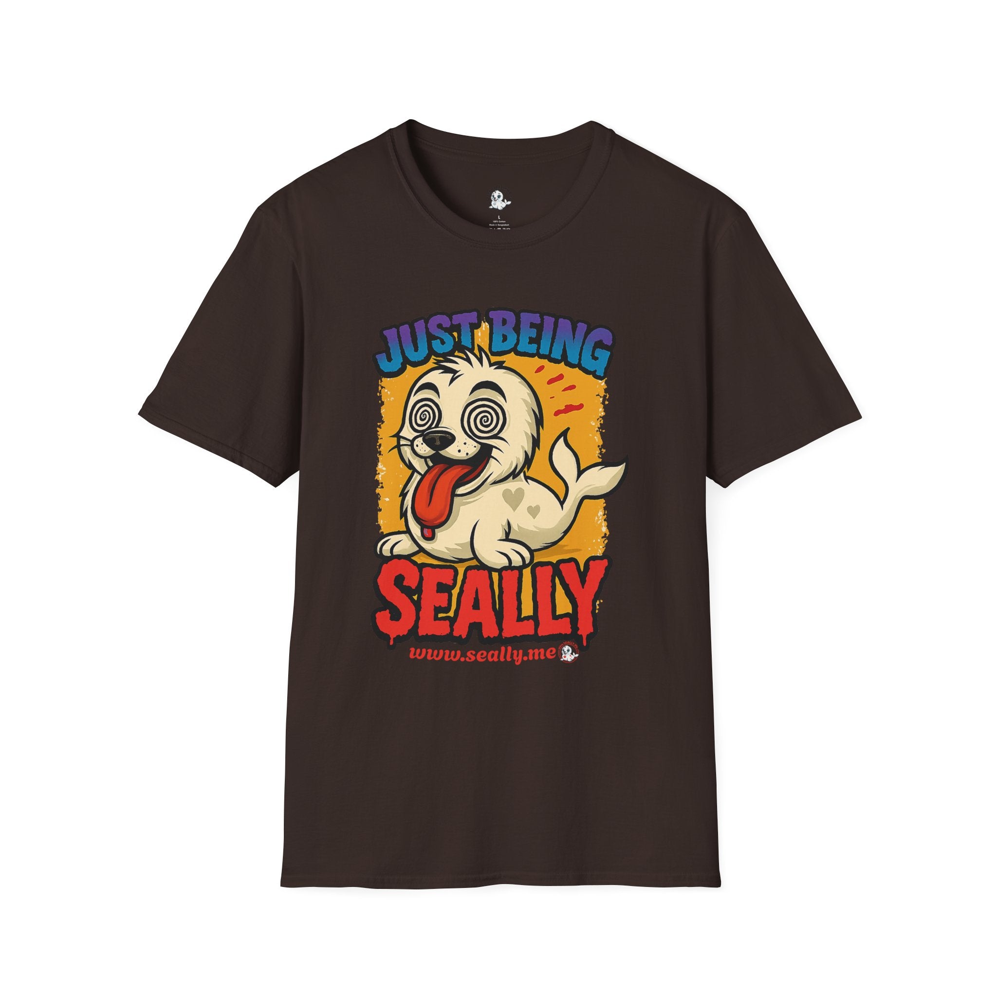 SEALLY: Unisex Softstyle T-Shirt - Just Being Seally
