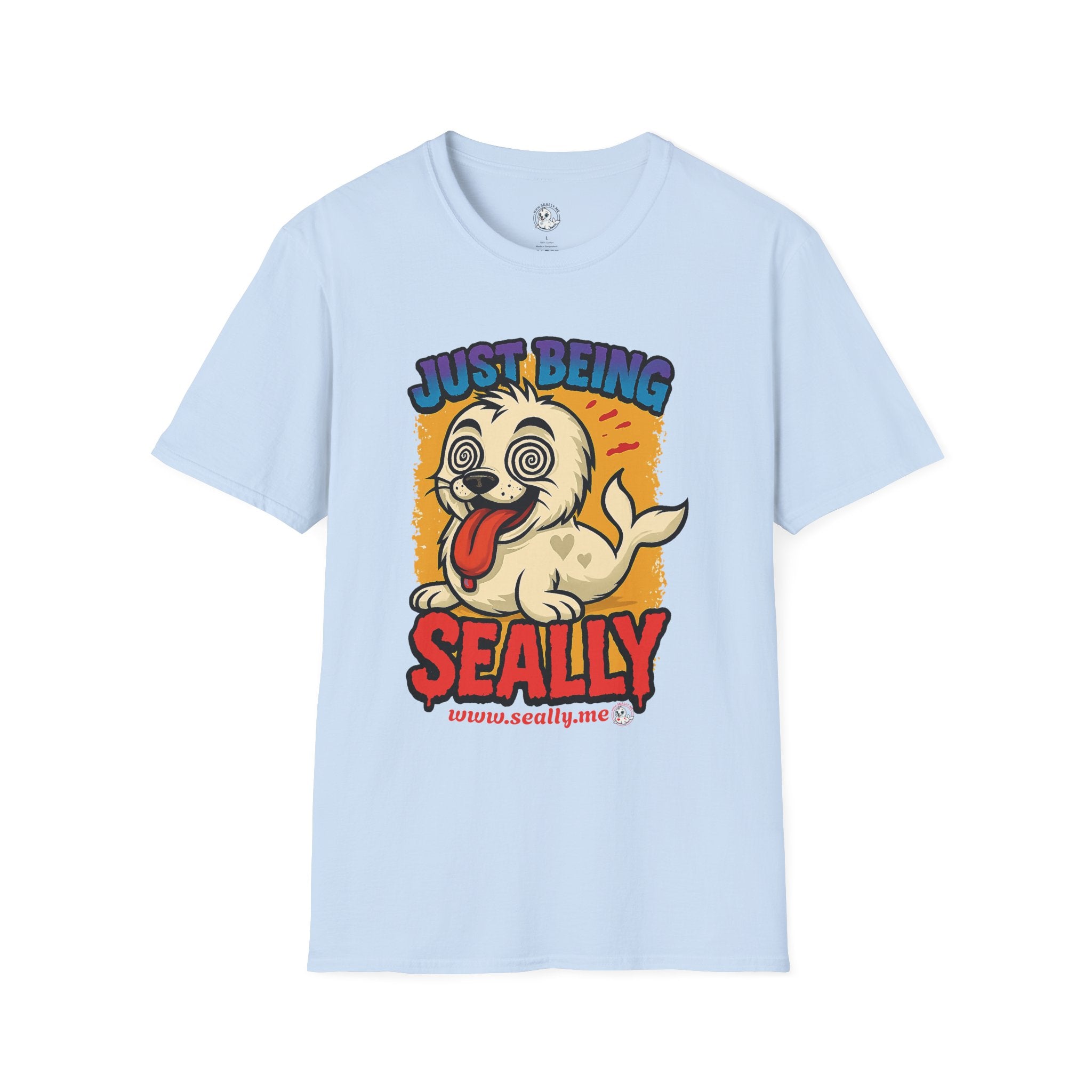 SEALLY: Unisex Softstyle T-Shirt - Just Being Seally