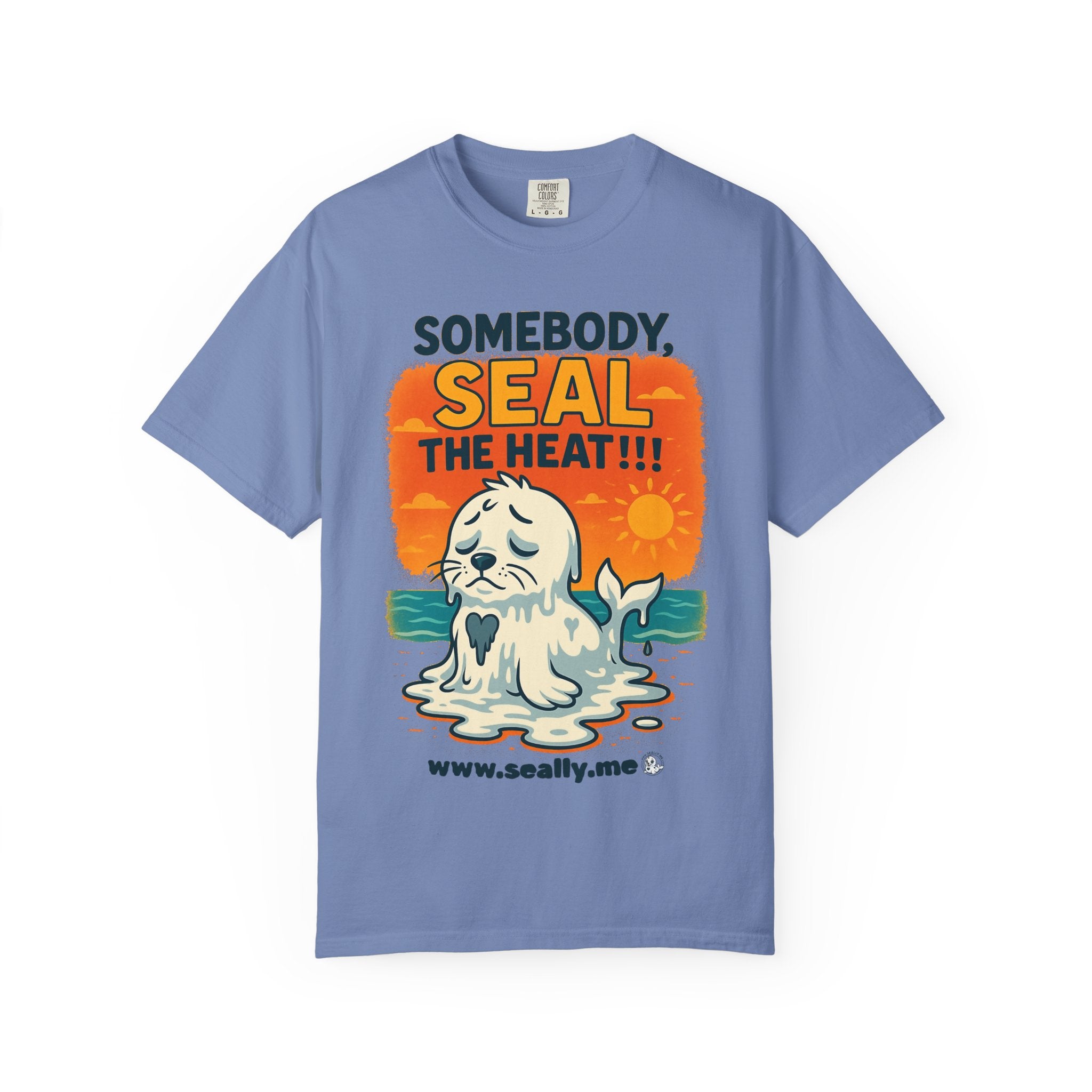 SEALLY: Unisex Garment-Dyed T-Shirt - Seal The Heat