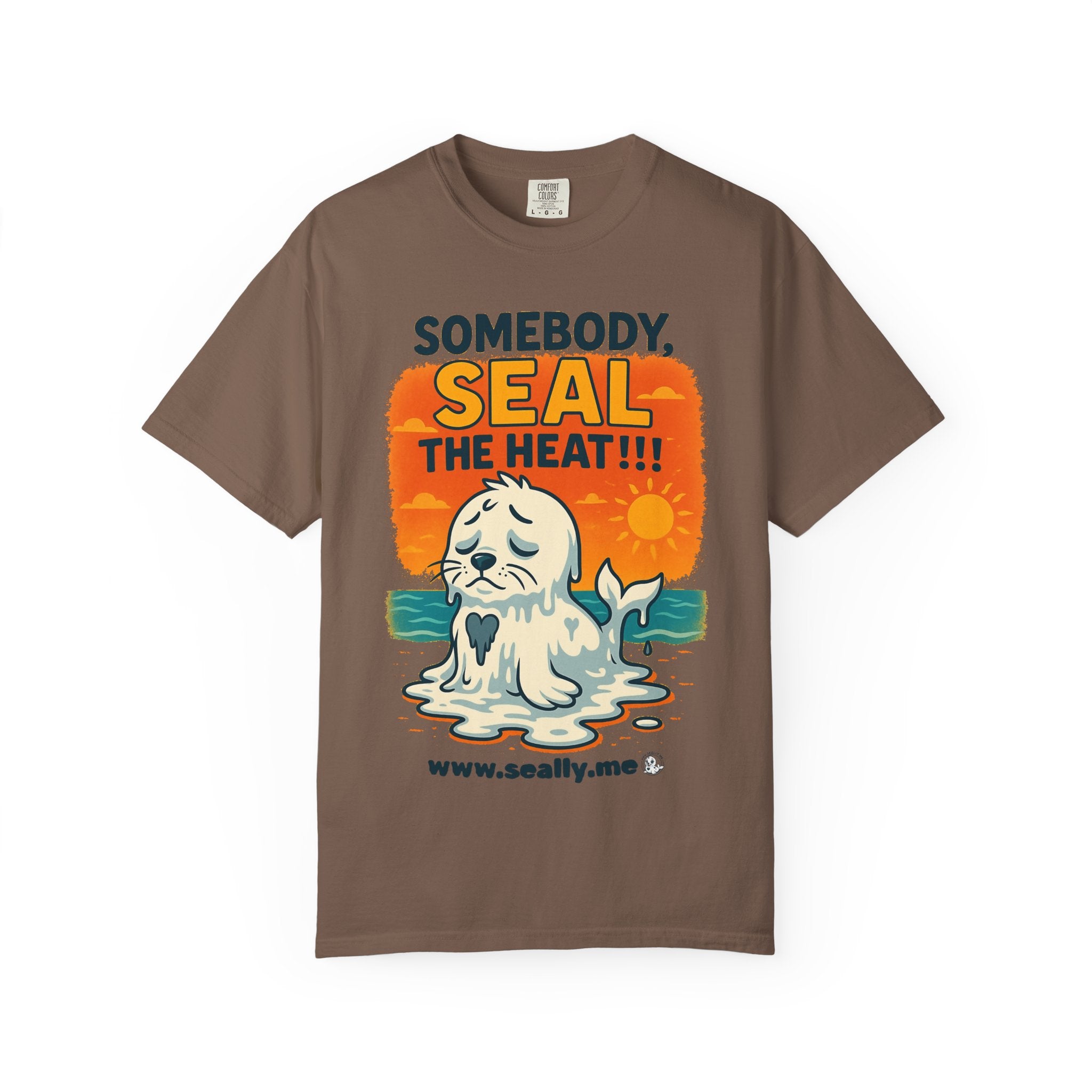 SEALLY: Unisex Garment-Dyed T-Shirt - Seal The Heat