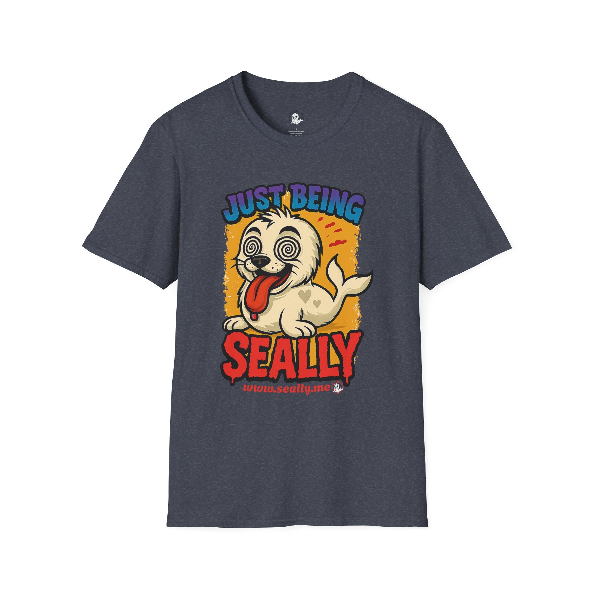 SEALLY: Unisex Softstyle T-Shirt - Just Being Seally