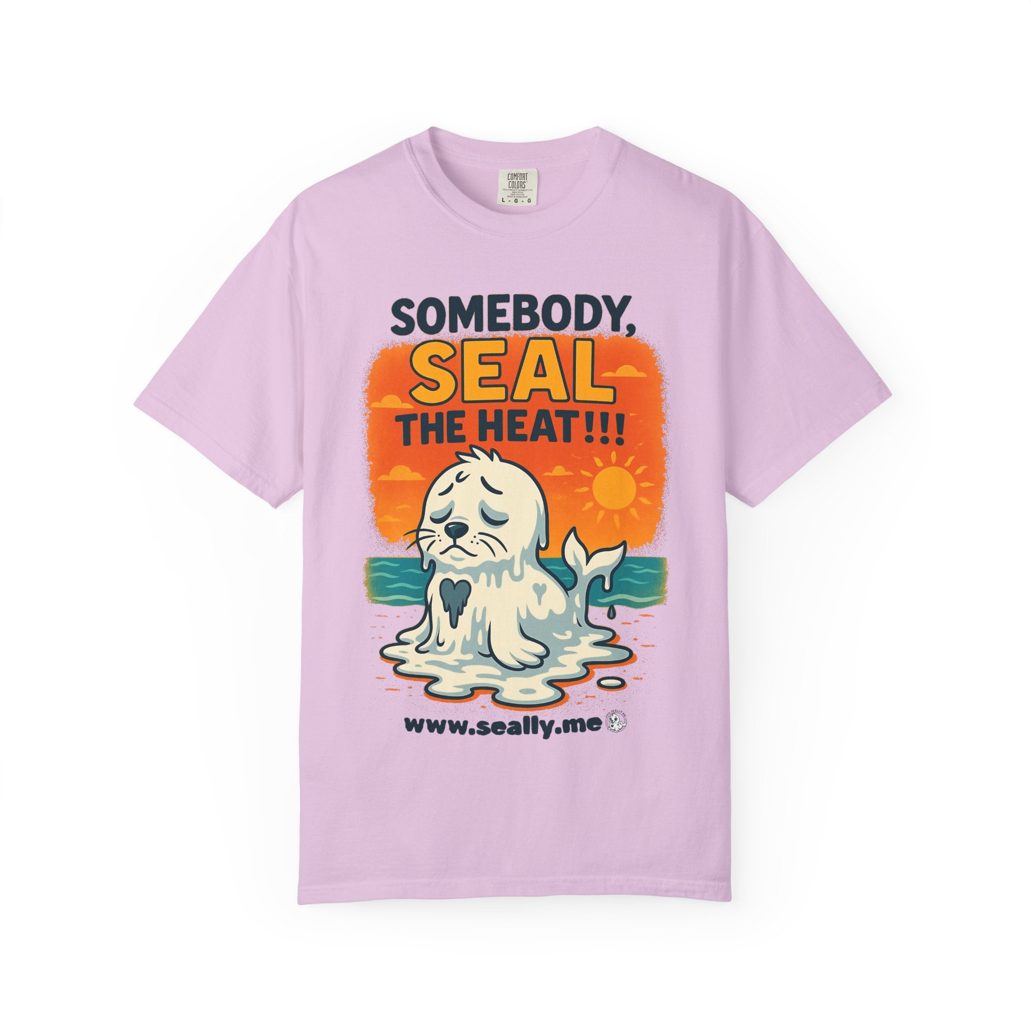 SEALLY: Unisex Garment-Dyed T-Shirt - Seal The Heat