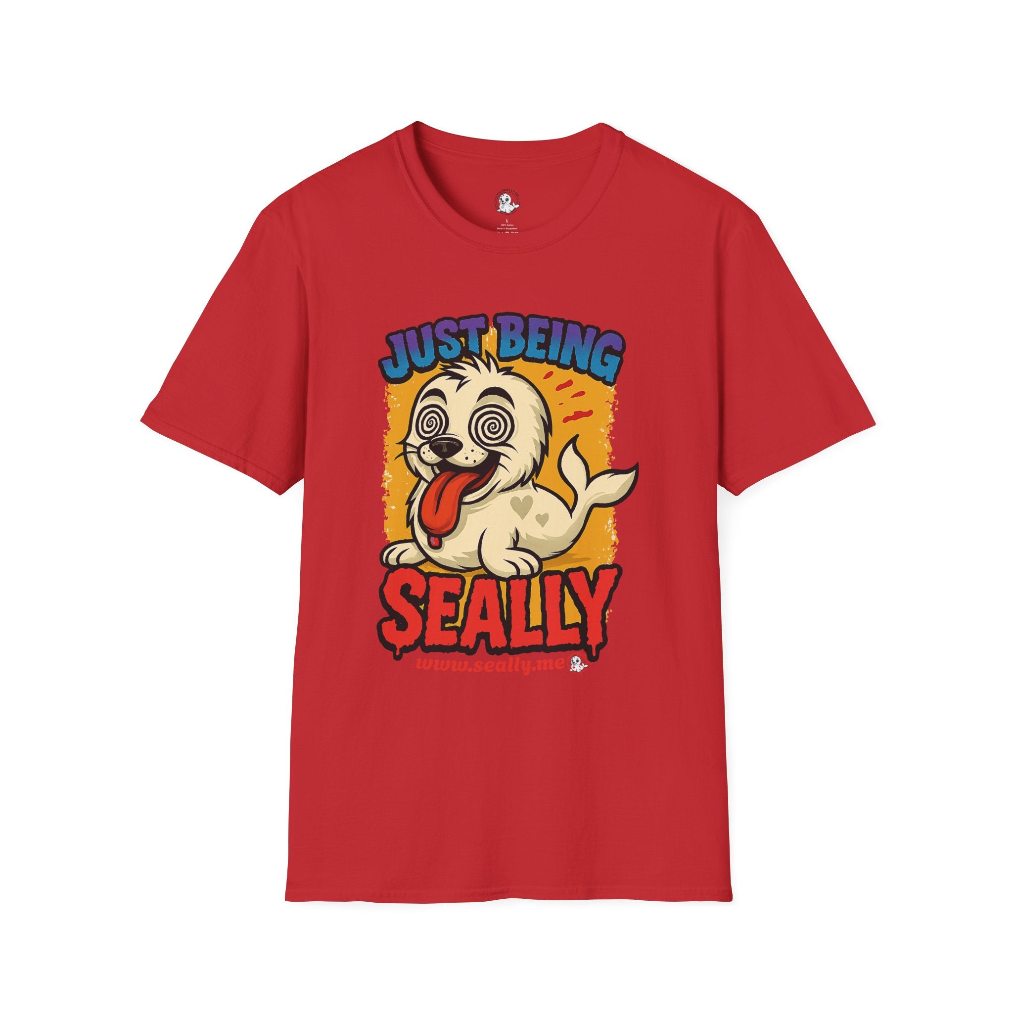 SEALLY: Unisex Softstyle T-Shirt - Just Being Seally