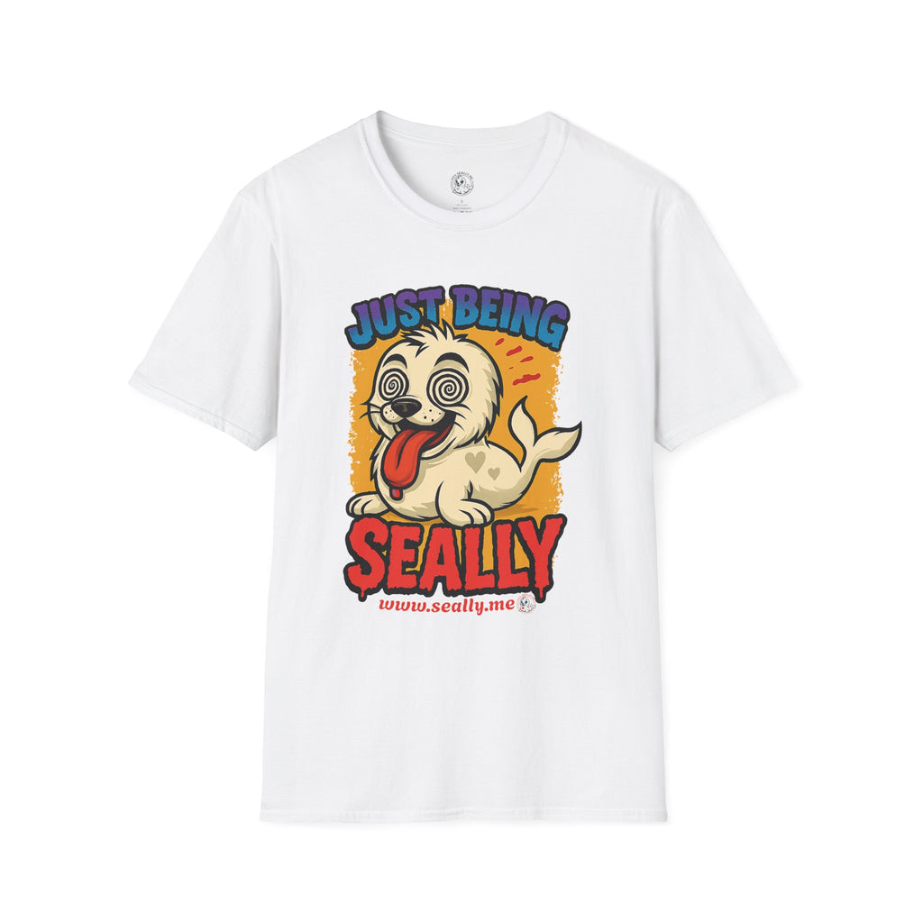 SEALLY: Unisex Softstyle T-Shirt - Just Being Seally