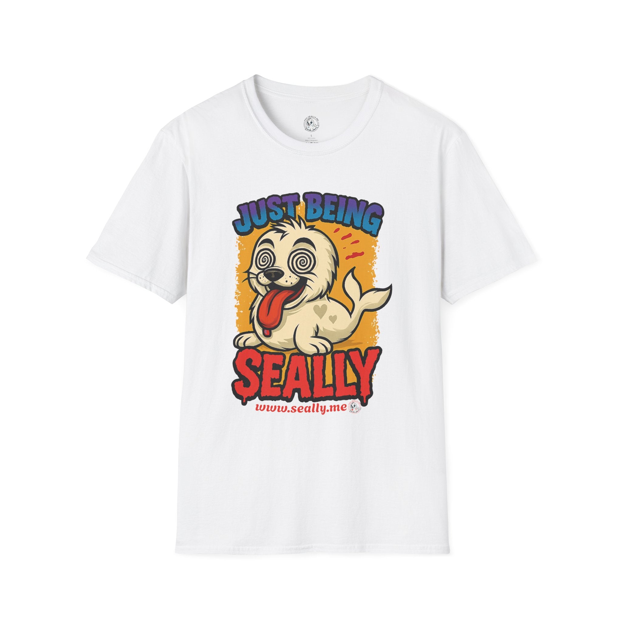 SEALLY: Unisex Softstyle T-Shirt - Just Being Seally