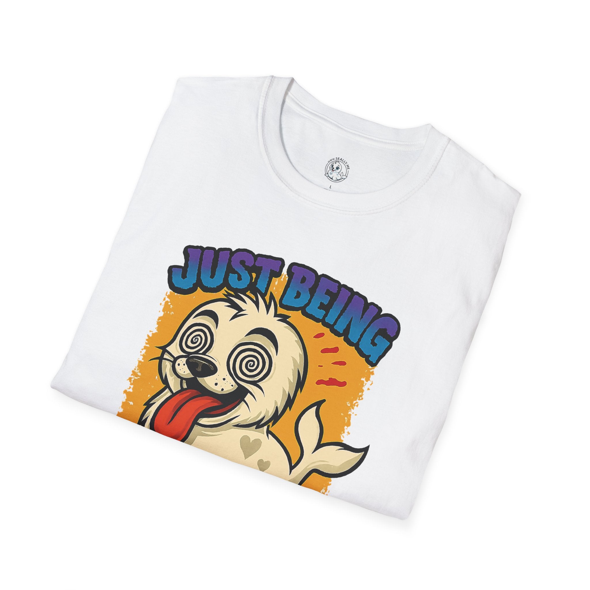 SEALLY: Unisex Softstyle T-Shirt - Just Being Seally