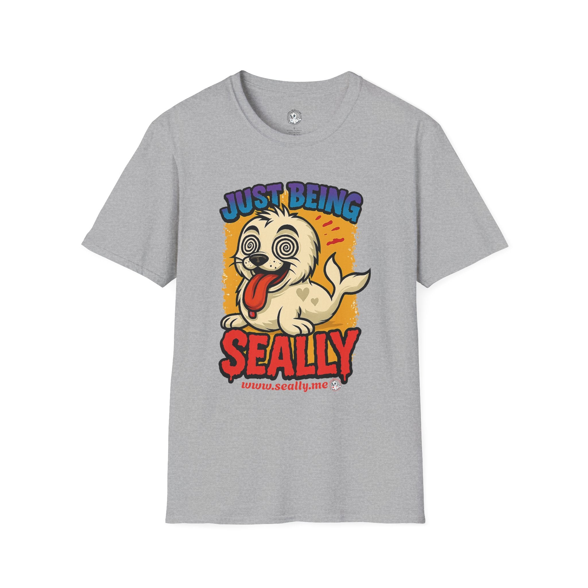 SEALLY: Unisex Softstyle T-Shirt - Just Being Seally
