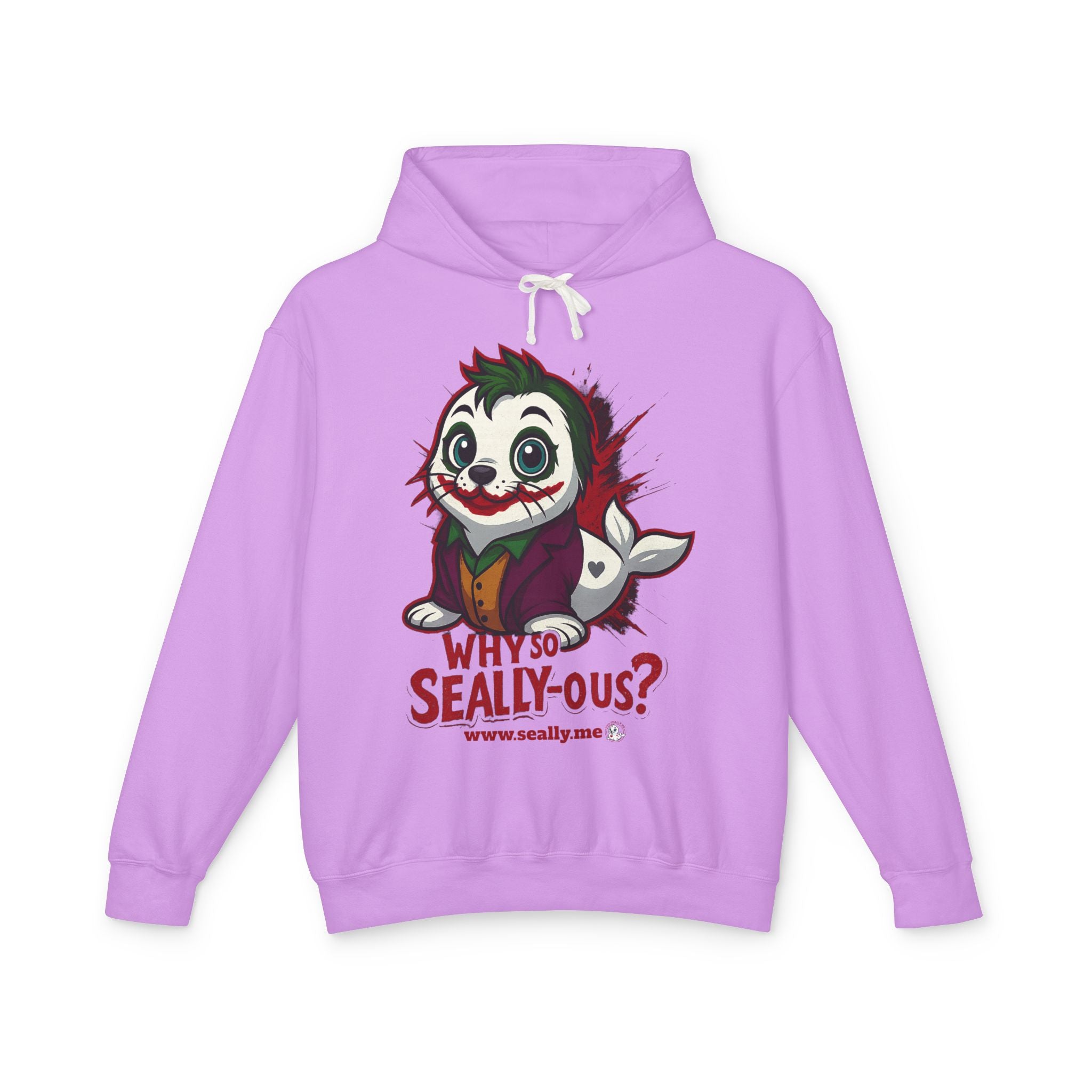 SEALLY: Unisex Lightweight Hooded Sweatshirt - Why so Seally-ous?