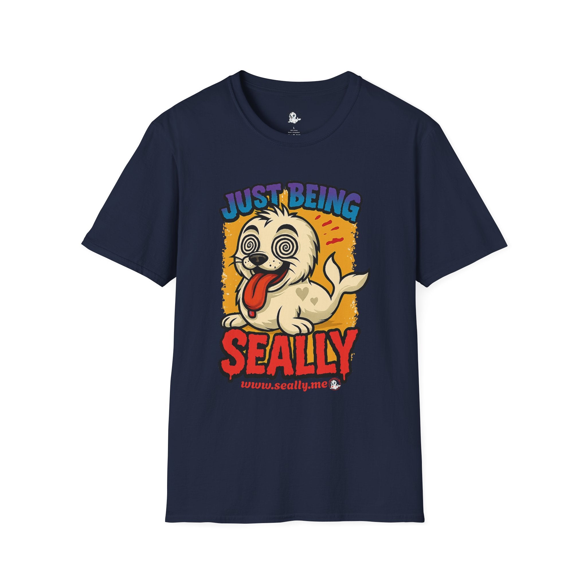 SEALLY: Unisex Softstyle T-Shirt - Just Being Seally