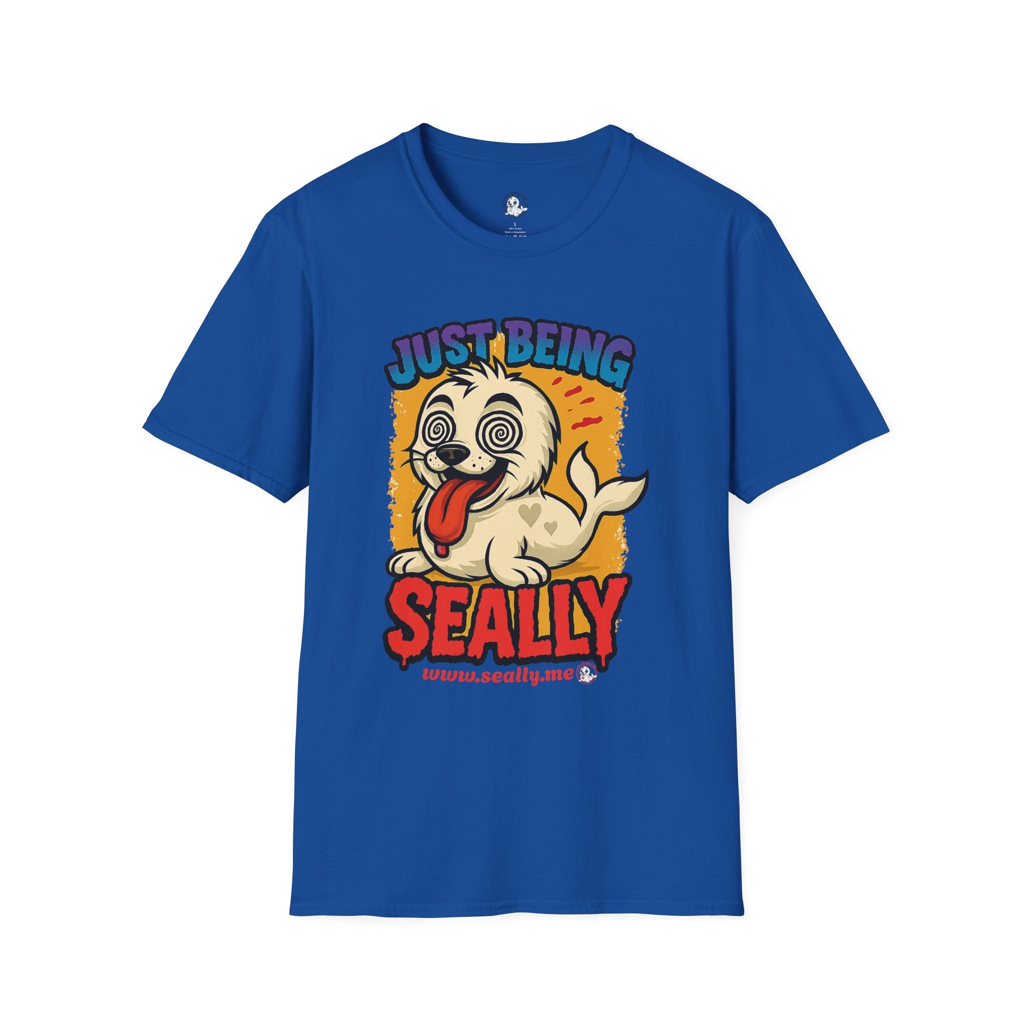 SEALLY: Unisex Softstyle T-Shirt - Just Being Seally